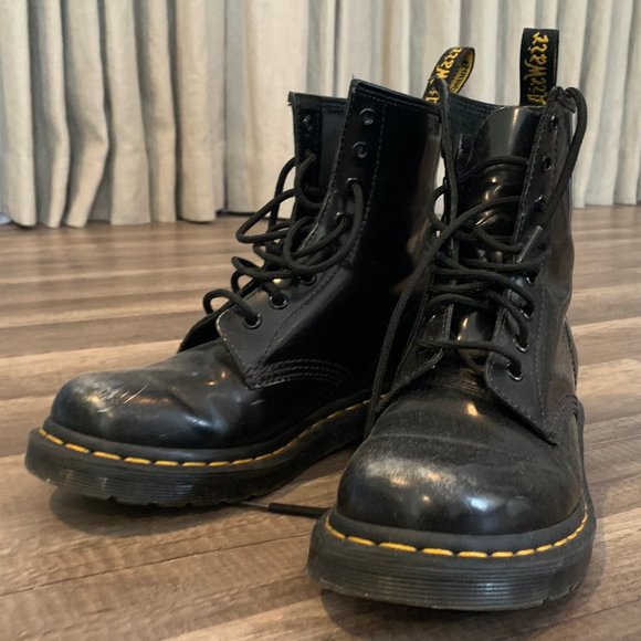 Dr. Martens Shoes - Dr. Martens 8 eye worn boots